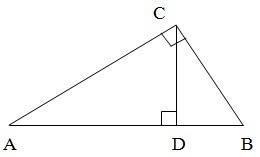 Найти площадь прямоугольного треугольника если высота проведенная к гипотенузе делит ее на отрезки 3
