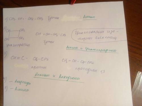 Составьте структурную формулу изомеров следующих веществ и определите, к какому классу они могут при