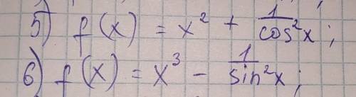 Напишите общий вид первообразных для функции y=f(x)​
