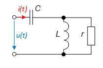  Входное напряжение u(t) = 60 + 80 sin (ωt - 40°) В. Параметры элементов цепи: r = 30 Ом, L = 80 мГн
