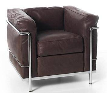 найдите ре-дизайн этого кресла и описание этого ре-дизайна) Ле Корбюзье. Кресло и софа