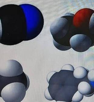 Посмотрите на рисунок Определите к какому типу вещества относятся молекул на рисунке Смешаное вещест