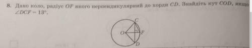 КОло и круг геометрия 7 клас