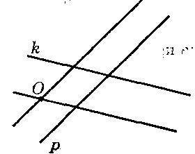 Переписуйте в зошит малюнок 137. проведіть через точку О прямі перпендикулярні прямим р і k​