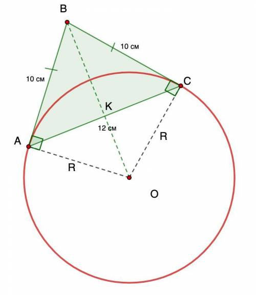 Основа рівнобедреного трикутника є хордою кола, що дотикається бічних сторін трикутника. Знайдіть йо