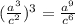 (\frac{a^{3} }{c^{2} })^3=\frac{a^9}{c^{6} }
