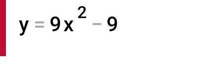 в!! постройте график функции y=9 x^2-12+3
