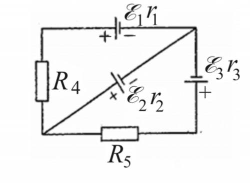 Определите силу тока в цепи изображенной на рисунке 5 ом 2 в