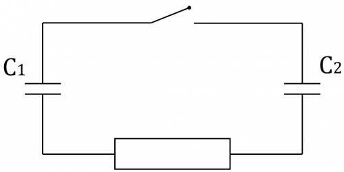 В электрической цепи схема которой изображена на рисунке конденсатор с изначально не заряжен 9 раз