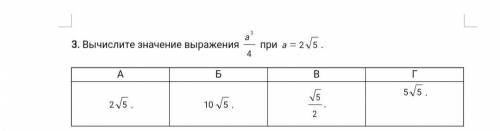 Заполните таблицу вычислив значения выражения