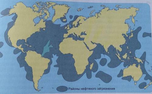 Концентрация нефтепродуктов в мировом океане карта