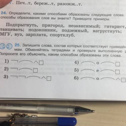 Проверочный тест обведите в каждом ряду слова которые соответствуют по составу схеме