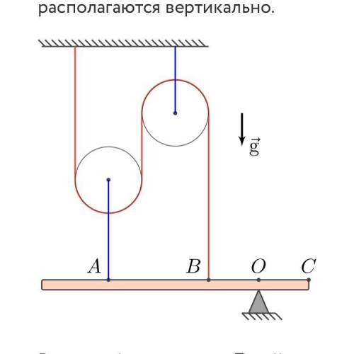 Радиус блока. Упругая нить закрепленная в точке а. Как расстояние связать с радиусом физика. Расстояние между точками закрепления концов нити равно а+b.