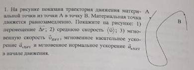 На рисунке 229 изображена траектория движения шарика переместившегося из точки а в точку б определи