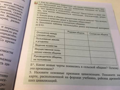 Используя ранее. Сравни родовую и соседскую общину заполни таблицу. Сравните родовую и соседскую общину. Сравнить родовую и соседскую общину таблица. Заполните таблицу сравните родную и соседскую общины.