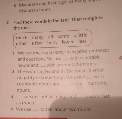 Find these words. Find Words in the text that show. Complete the TV programmes with these Words. Complete then look and say the number they're cap they're Dress. Think of Sea animal read and complete then.