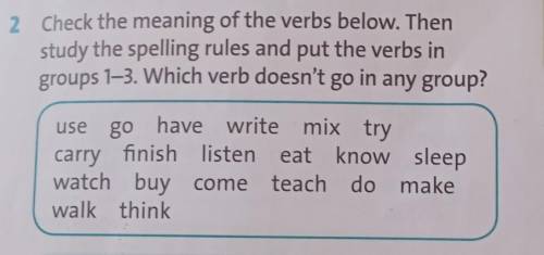 Then study. Verbs below. Study the Table, then complete the Spelling Rules. Compliment check the meaning of the verbs below. Read the Spelling Rules below then write the third.