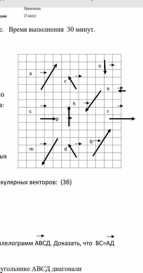 Рисунок равных векторов