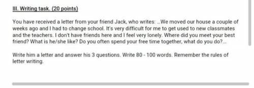 His answer good. Remember the Rules of Letter writing.. Write a Letter to Maureen answering her questions remember the Rules of Letter writing. Write him a Letter and answer his 3 questions write 100-120 Words remember the Rules письмо Tom. Write a Letter to Jack 100 Words.