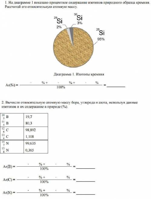 На диаграмме показано процентное содержание некоторых химических элементов в клетке