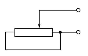 Как обозначить реостат на схеме