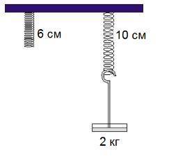 Чему равна жесткость пружины изображенной на рисунке