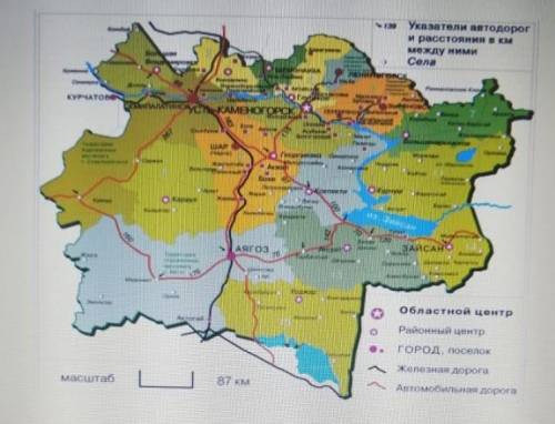 Актогай восточно казахстанская область карта