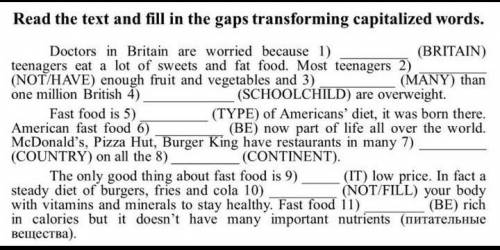 Food Fright Doctors in Britain ответы на вопросы. Gapped text. Doctors in Britain are worried because British teenagers eat lots of crisps. Doctors in Britain are worried because.