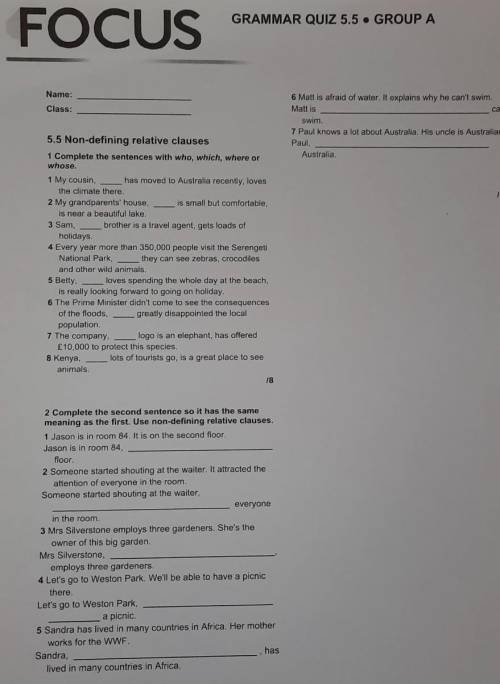 Focus 2 unit 2 test. Focus Grammar Quiz 1.5 Group a ответы. Focus Grammar Quiz 1.2 Group a ответы. Grammar Quiz ответы. Focus Unit Test 5 Group a Vocabulary and Grammar ответы.