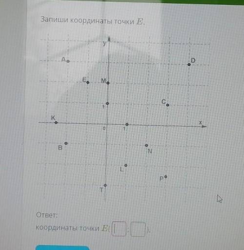 Даны координаты точек а 1 4. Запиши координату точки е. Запиши координаты точки e.. Запиши координаты точек. Запиши координаты точки k.     ответ: координаты точки k(;)..