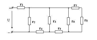 Сопротивление 7 ом. Баланс сопротивлений. Как найти баланс мощностей. Приложенное напряжение 160в все сопротивления по 7ом. Составьте из 15 резисторов и просчитаете электрическую цепь.