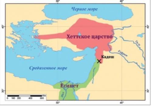 Карта хеттского царства