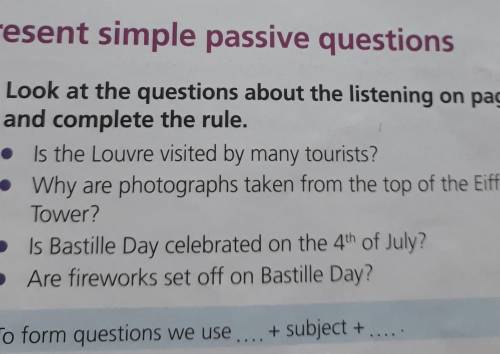 I can answer this question passive. With your partner write Five Trivia questions in the Passive.