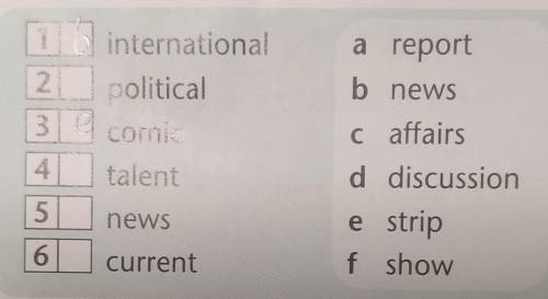 Match the two columns to make