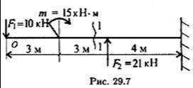 Определите поперечный. Изгибающий момент в сечении 1-1. Определить поперечную силу и изгибающий момент в сечении 1-1. Определите поперечную силу и изгибающий момент в сечении 1-1 рис 29.7. Определите изгибающий момент в сечении 1.