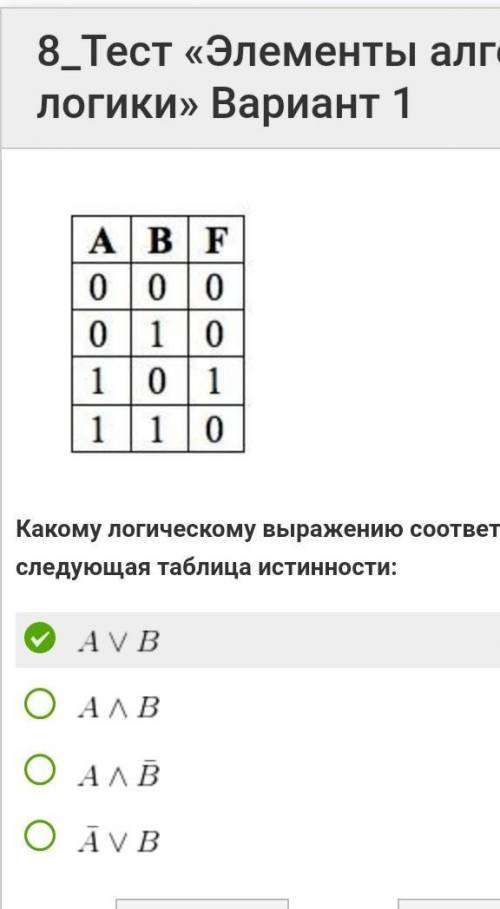 Какому логическому выражению соответствует следующая схема