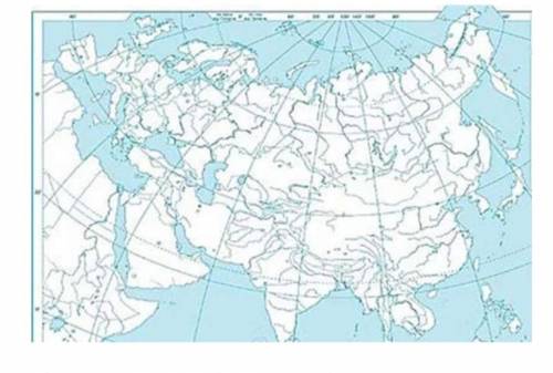 Контурная карта евразии распечатать