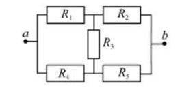Сопротивление между точками а и б участка электрической цепи представленной на рисунке равно 28 ом