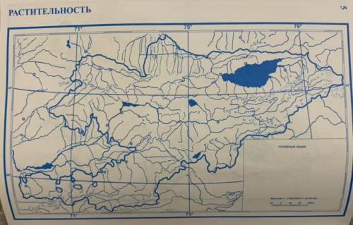 Карта растительности казахстана