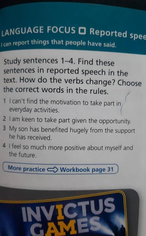 Study the sentences