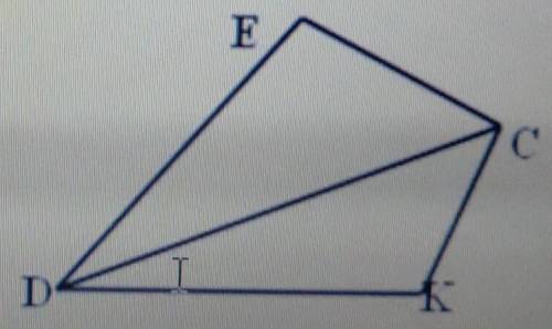 Доказыать треугольников Dec=треугольнику KDC. Доказать треугольник МЕF=треугольнику Dec. Дано угол EDC углу KDC de dk. В треугольнике Dec EC 56.