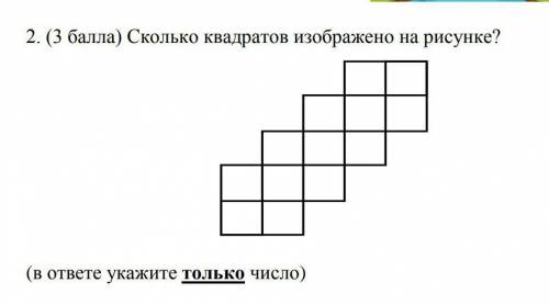 Ответ на сколько квадратов картинке