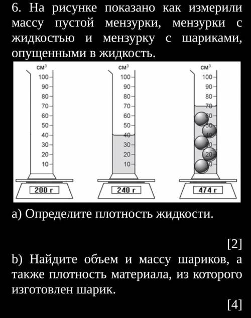 На рисунке изображена мензурка