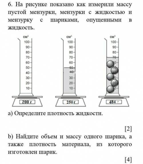 На рисунке изображена мензурка