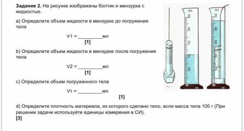 На рисунке изображена мензурка в которую налита вода до уровня