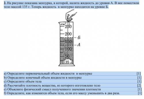 На рисунке изображена мензурка в которую налита вода