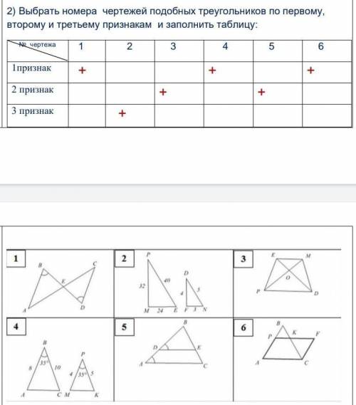1 выберите номер. Выберите номера чертежей подобных треугольников. Выберите номера чертежей подобных треугольников по первому второму. Выбрать треугольники по первому признаку с ответами. Выбрать треугольник по первому признаку карточки с ответами.