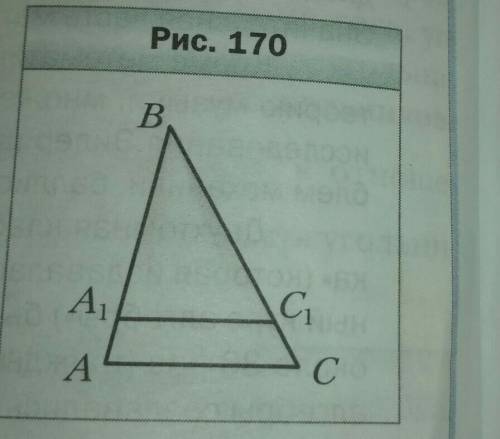 На рисунке 170. На рисунке 170 а1с1 параллельна АС тогда. На рисунке 170 а1с1 параллельна АС тогда с решением 8 класс. На рисунке 6 a1c1 AC a1c1 параллельно AC. На рисунке 12 а1 с1 параллельно АС.