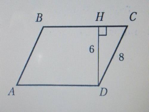 Используя данные на рисунке найдите площадь параллелограмма