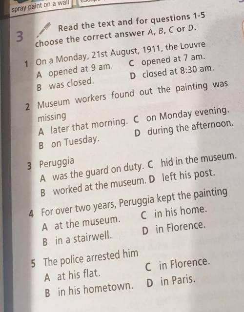 Read the text ответы. Read the text and for questions 1-5 choose the correct answer a b c or d. Read the texts and choose the correct ответы. Choose the correct answer a b c or d. ответы. Read the text and choose the correct answer.